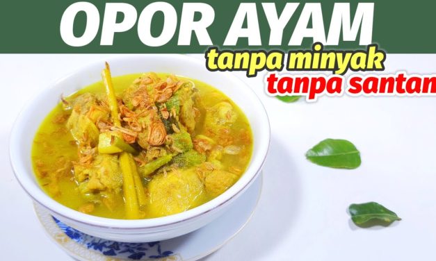 Variasi Opor Sehat Tanpa Santan Yang Bisa Dicoba Di Rumah