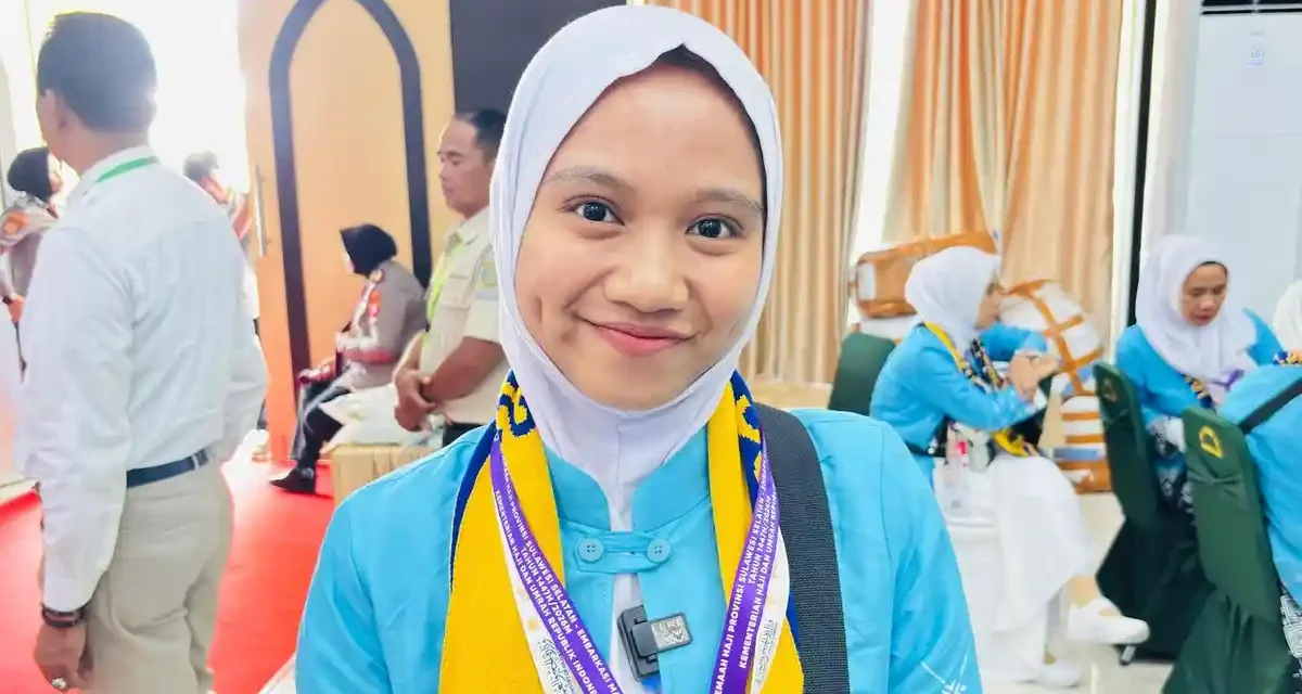 Husnul Dari Makassar Jadi Jemaah Haji Termuda Dampingi Ibu