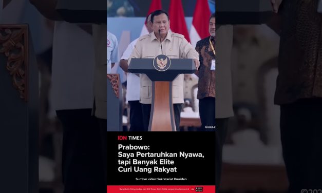 Prabowo Soroti Elite: Banyak Yang Diduga Curi Uang Rakyat