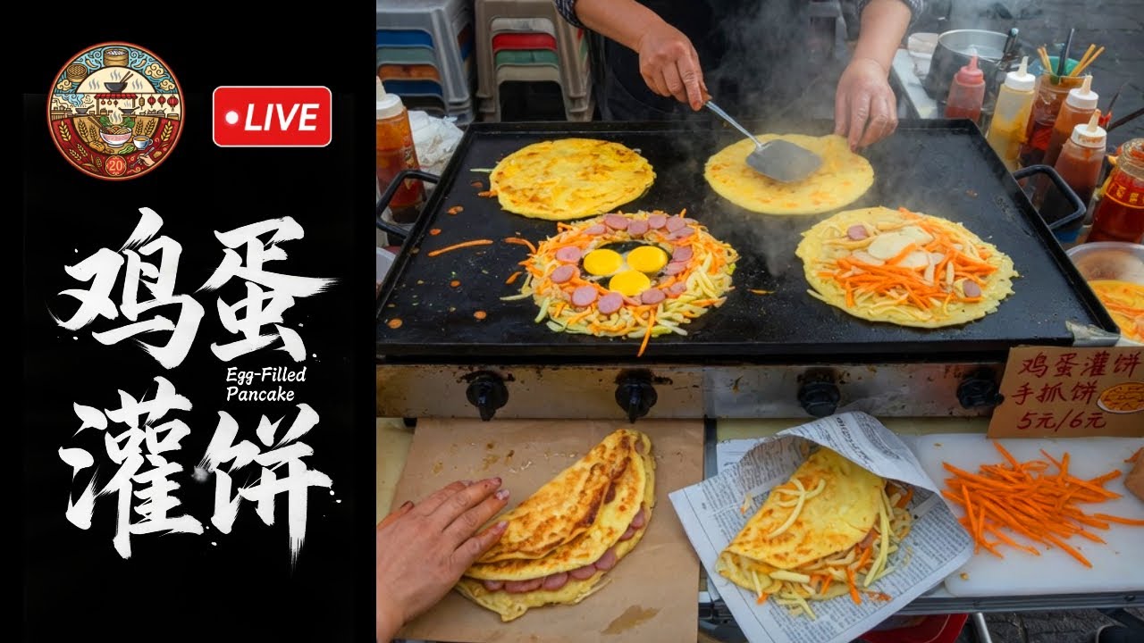Egg Filled Pancakes